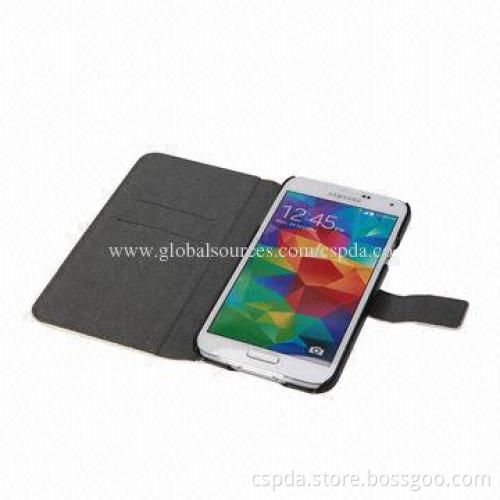 PU Wallet Cases for Samsung Galaxy S5, with Nice Floral Pattern, Various Colors are Available